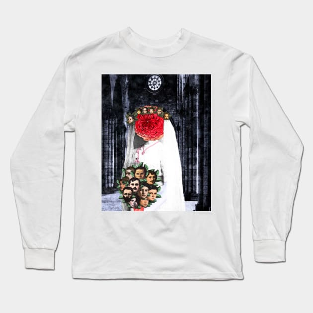Bridal Bouquet Long Sleeve T-Shirt by Loveday101
